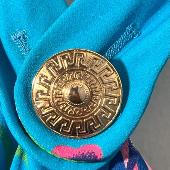 VINTAGE Versace for H&M 2 Tone Asymmetrical Dress | 2011 collection | US6 EU36 - Picture 6 of 8